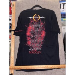 2024 Tour A Perfect Circle Band T-shirt Size Large